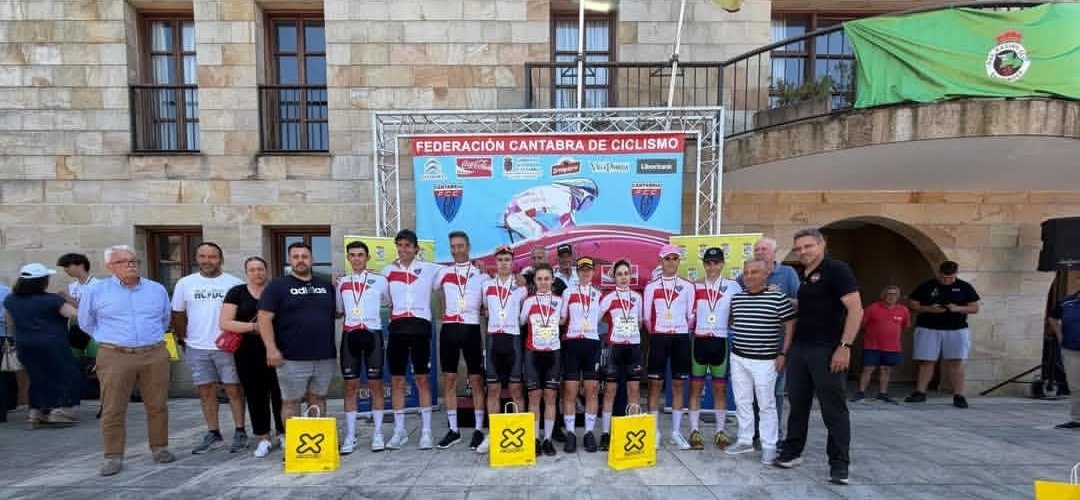 fcciclismo's tweet photo. Podio del Campeonato de Cantabria CRI.
Gentileza  EDM Torrelavega. https://t.co/xHscO11etZ