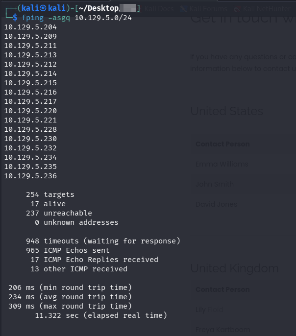 m_bbt's tweet photo. fping is a fast network probing tool used to send ICMP echo requests (ping) to multiple hosts at once. It is designed for scanning and checking many systems simultaneously.
e.g. fping -asgq 10.129.5.0/24 https://t.co/ljhozNCpka