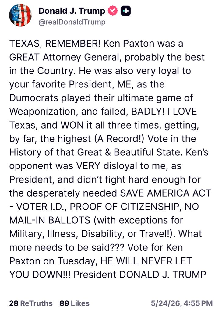 Attorney General Ken Paxton tweet media