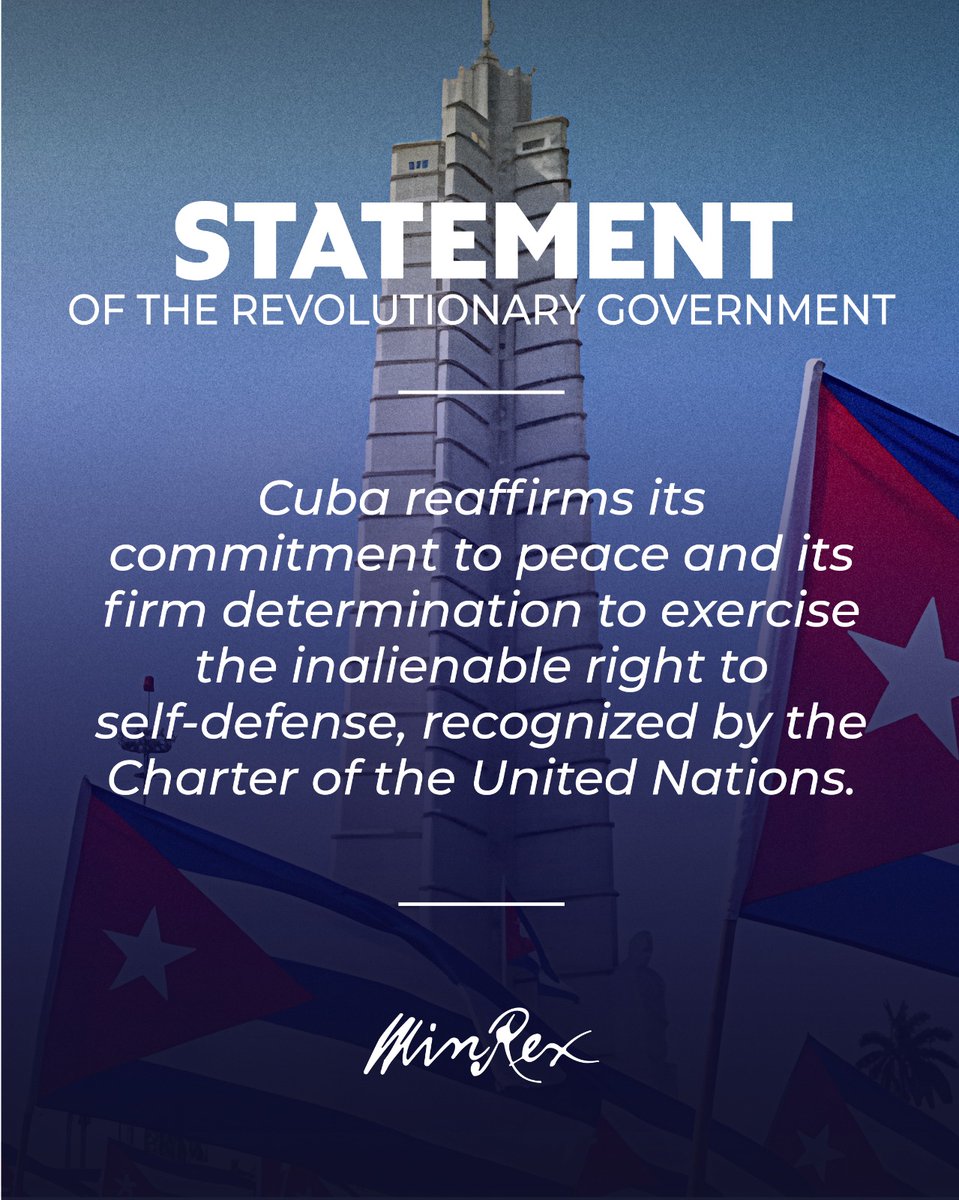 Cancillería de Cuba tweet media