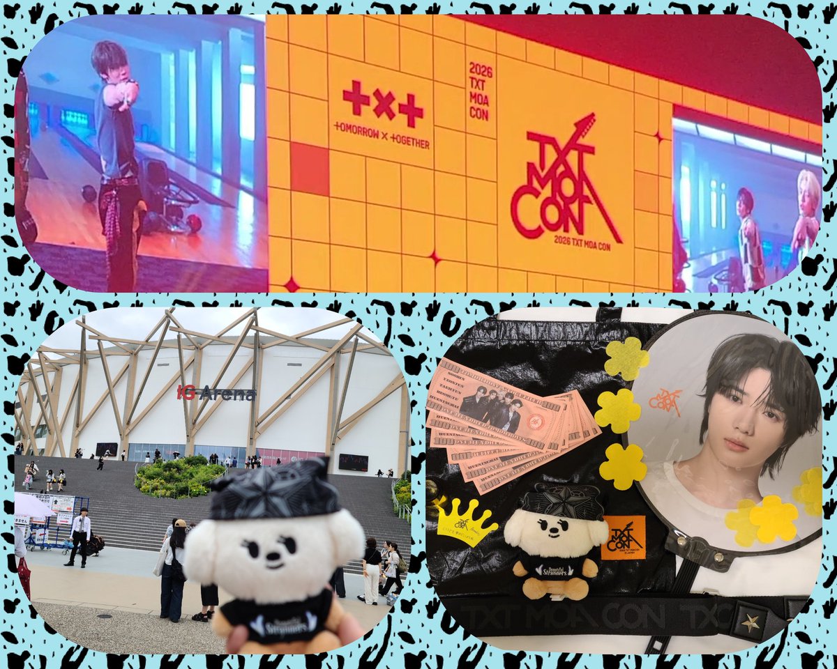 shimachu2610's tweet photo. MOA CON in AIchi A1ブロックでしたが割とこじんまりした会場で期待以上に至近距離で観戦出来ました
落下物が手に入る距離ではなかったのですが現場MOAち���ん回してくれてこんなに頂きました！
有難い、感謝です！来られなかった友人達とシェアしたいと思います

#TXT #MOA #MOACONinAichi https://t.co/ACTHD26XY0
