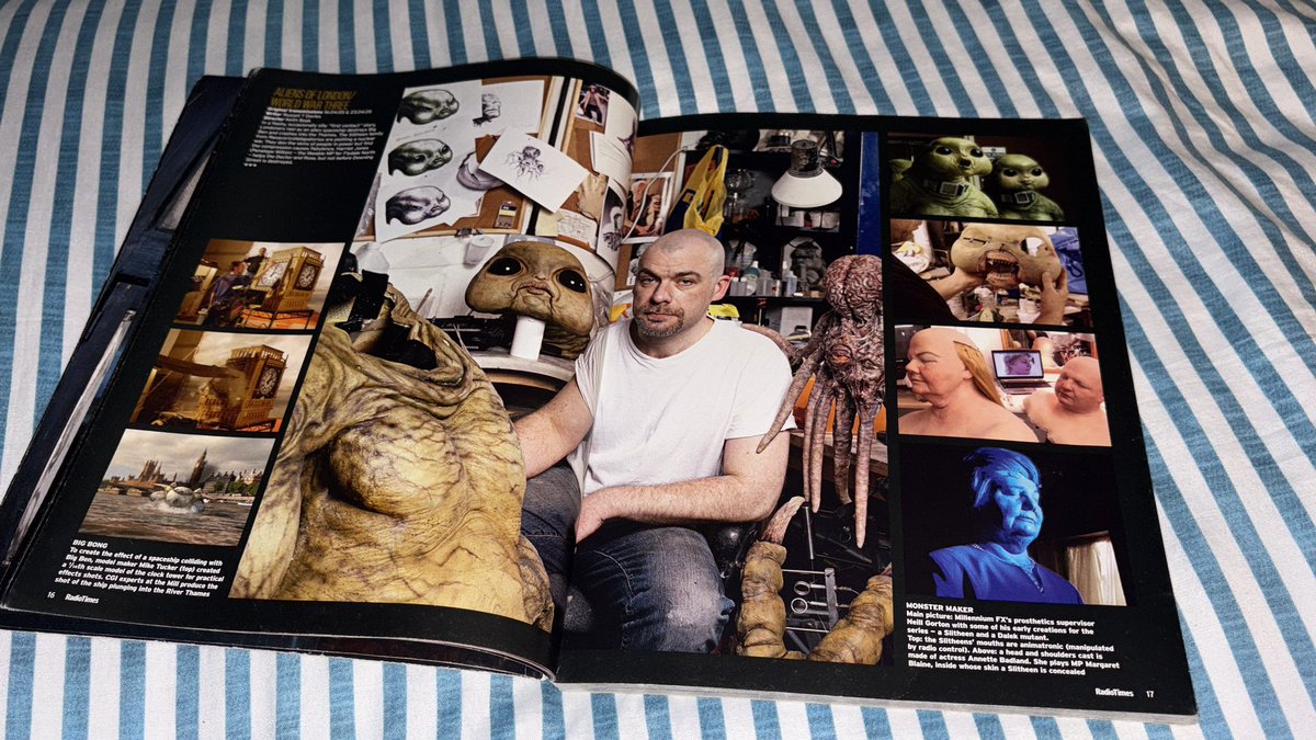 DoctorWhoHome1's tweet photo. This has to be the most nostalgic thing I own. When people talk about the 20th Anniversary Radio Times special this is what I imagine it felt like. 

Can remember getting this in early 2010 I’d assume and gorging through the fantastic collection of photos. Unmatched for me! https://t.co/zPD5QVHUgE