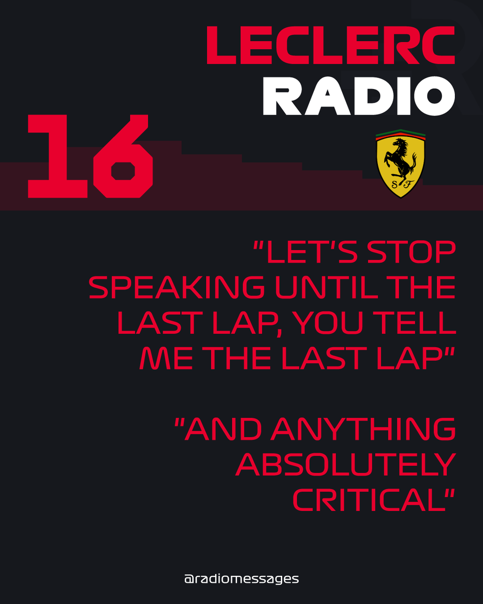 radiomessages's tweet photo. Leclerc is so done 😅 #F1 #CanadianGP https://t.co/xi4xnDmyHX