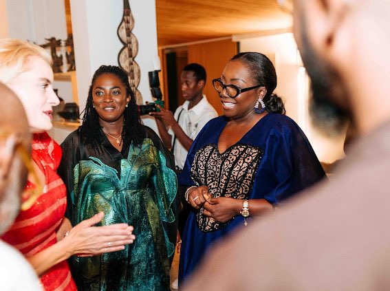 SwissAmbAccra's tweet photo. It was an immense privilege to host HRH Lady Julia Osei Tutu at the Swiss residence last week to celebrate her relentless efforts in raising awareness on mental health and championing women's empowerment. https://t.co/lHdHIdhR11
