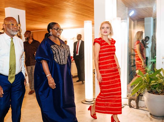 SwissAmbAccra's tweet photo. It was an immense privilege to host HRH Lady Julia Osei Tutu at the Swiss residence last week to celebrate her relentless efforts in raising awareness on mental health and championing women's empowerment. https://t.co/lHdHIdhR11