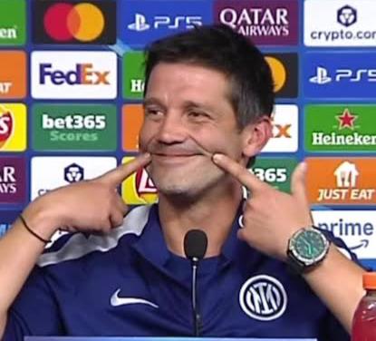 Zack1973M's tweet photo. Grazie Caschetto 
Hai costruito una delle annate più belle della storia neroazzurra 🖤💙! #Chivu https://t.co/OL1IrzpS8h