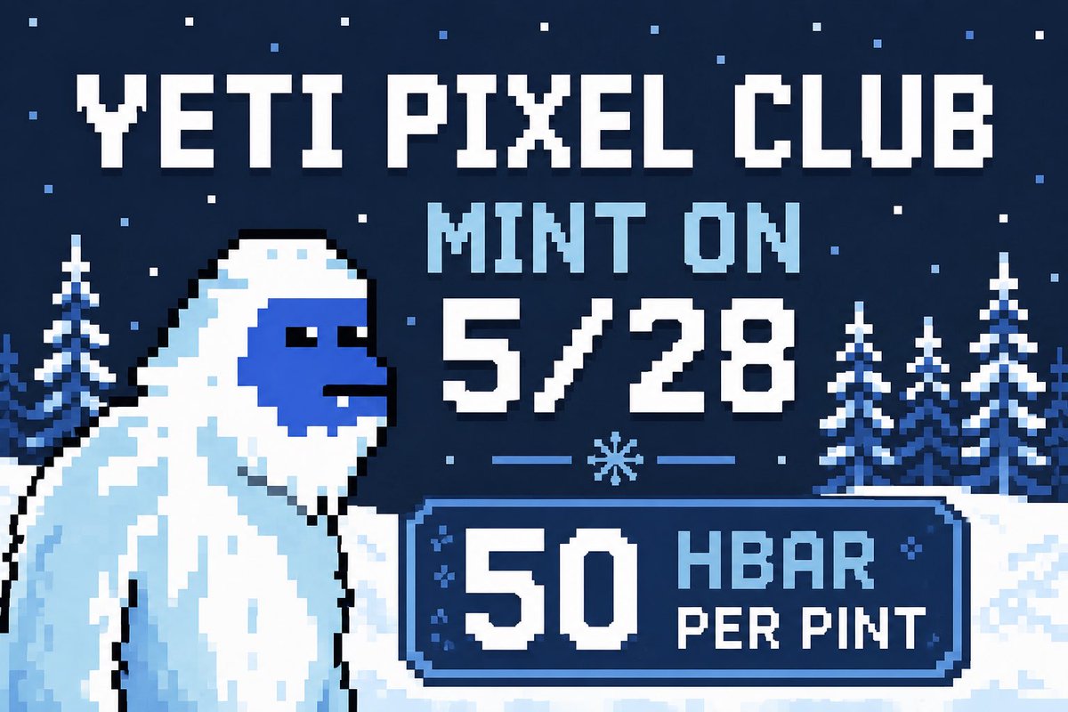 Yeti Pixel Club tweet media