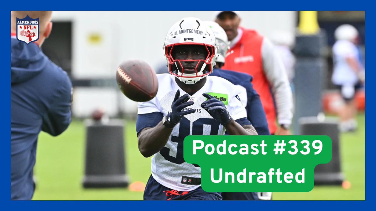 almendros_NFL's tweet photo. Podcast #339: "O de como nos reforzamos"
🏈Undrafted
🟣Itunes: https://t.co/YD556utFFm
🟢spotify: https://t.co/HASYq3bYDK
🟠ivoox: https://t.co/epWDMtx9q9
#NFLonX #DraftTwitter #Patriots #NePats https://t.co/Hv805zevth