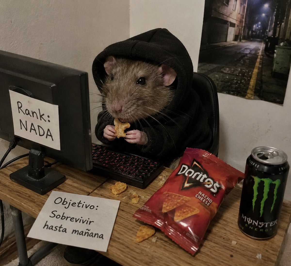 LaRataDelWiFi's tweet photo. Yo no procrastino.
Estoy dejando que el problema madure solo 🤓 https://t.co/68X7c1NUib