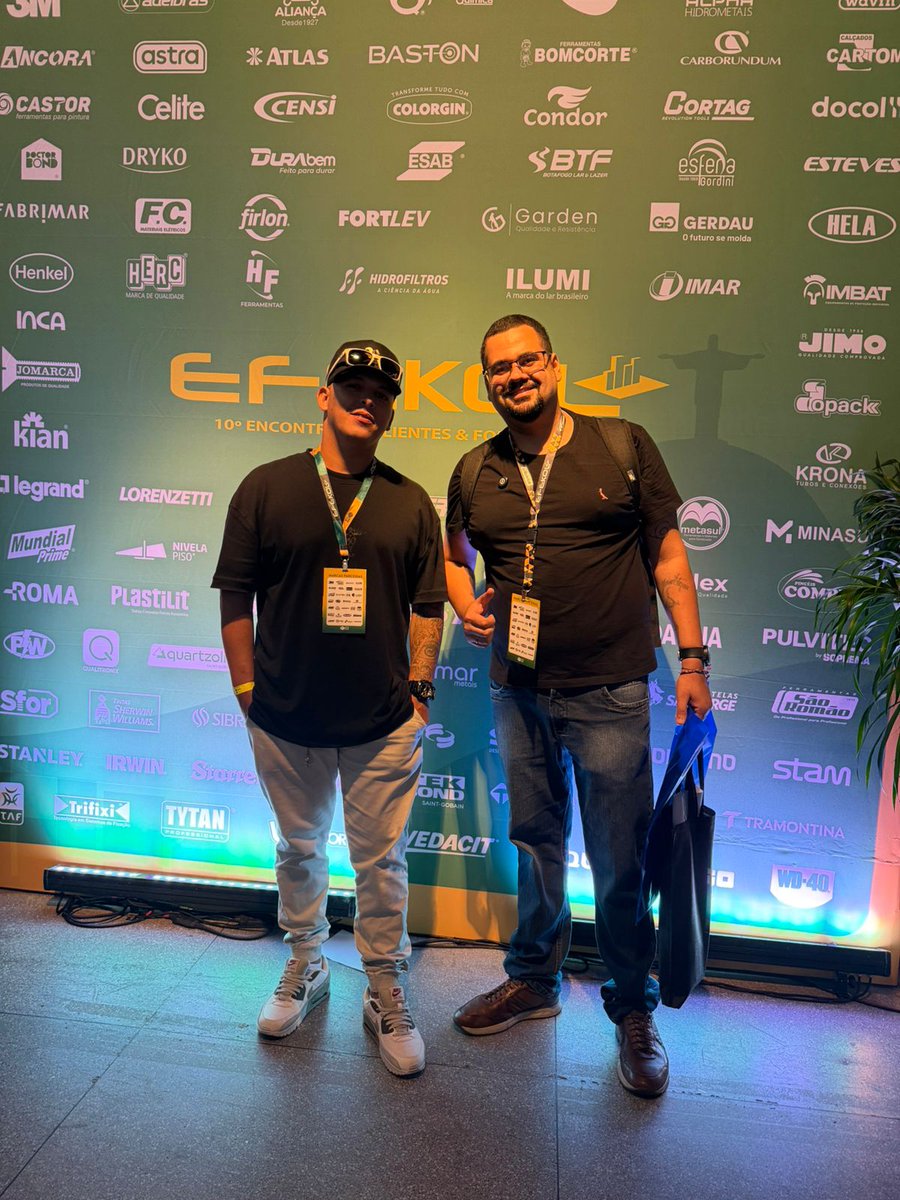eigbfernandes's tweet photo. Participei hoje da EFEKOL – Encontro de Clientes e Fornecedores MATCON, a convite do meu amigo Gustavo Oliveira, da Gustavo de Oliveira Elétrica e Hidráulica.

Um dia de muito aprendizado, networking, novas conexões e contato com produtos e soluções que movimentam o mercado. Sempre importante estar próximo das novidades e trocar experiências com grandes profissionais.

Obrigado pelo convite, Gustavo! 👏

#EFEKOL #MATCON #Networking #Empreendedorismo #RioDeJaneiro
