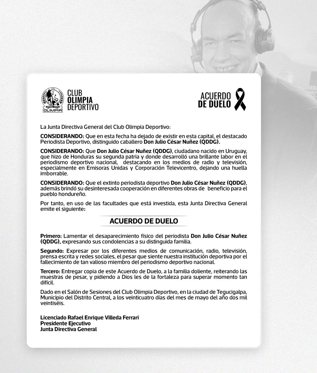 Club Olimpia Deportivo tweet media