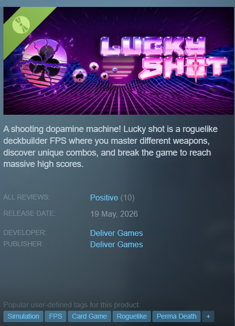 Lucky Shot 🍀🔫 - DEMO OUT NOW tweet media