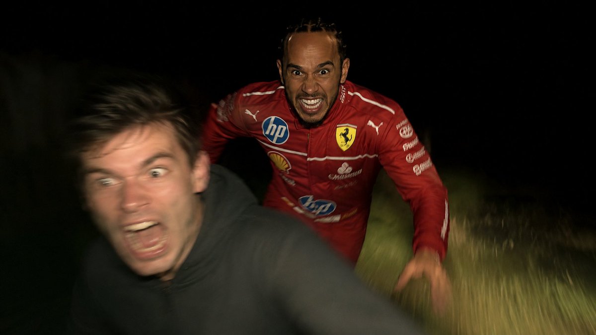 Zei_Kuro's tweet photo. Hamilton at this moment #F1 #Ferrari #MontrealGP https://t.co/kRWXQW6F0U