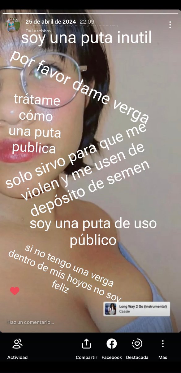 crazyfama's tweet photo. puta te haces la santa pero en realidad se ve que te gusta la verga y la pides a gritos 
pronto vas a ser mi puta sumisa
y aquí todos verán lo que en verdad eres 
una puta publica adicta a la verga y el semen puta😈😈

les dejo las imágenes por si quieren hacerle igual a la puta https://t.co/7B4BZ4HoGe