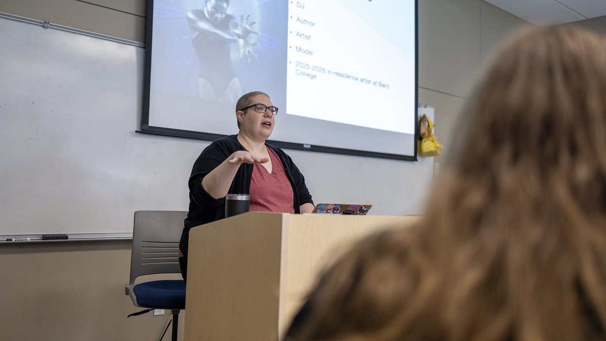 SimpsonCollege's tweet photo. How does popular culture shape the way we understand gender and identity? 

In this May Term course, students explore representations of gender and transgender experiences through memoirs, novels, and films, examining how storytelling, media, and culture shape perspectives today. https://t.co/7Kpm0bsDXb