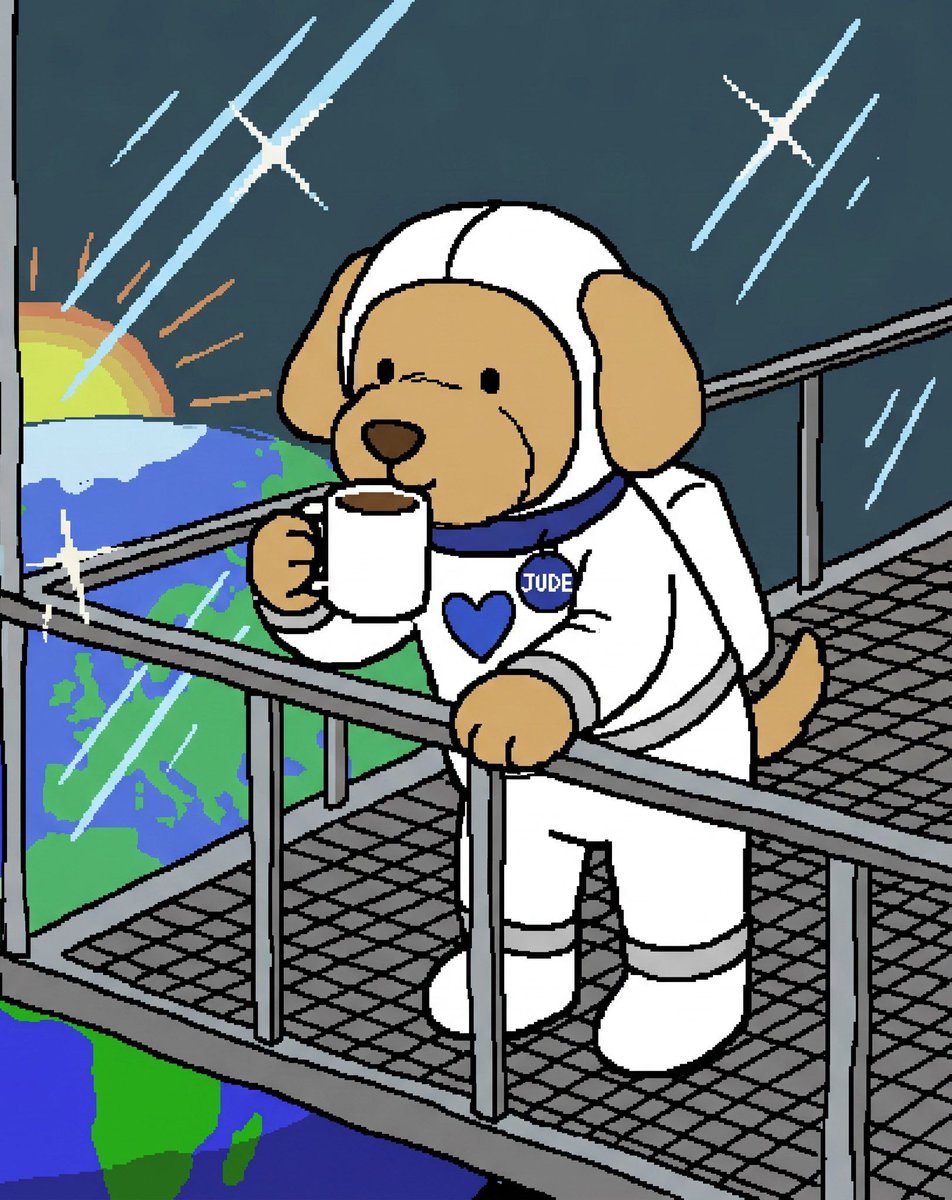 JUDECTOETH's tweet photo. Jude always keeps it cool before launch. 

Have a coffee and keep it chill. 

The mission and the destination are clear… and we’re all going along for the ride… https://t.co/MKyYIfrUUp