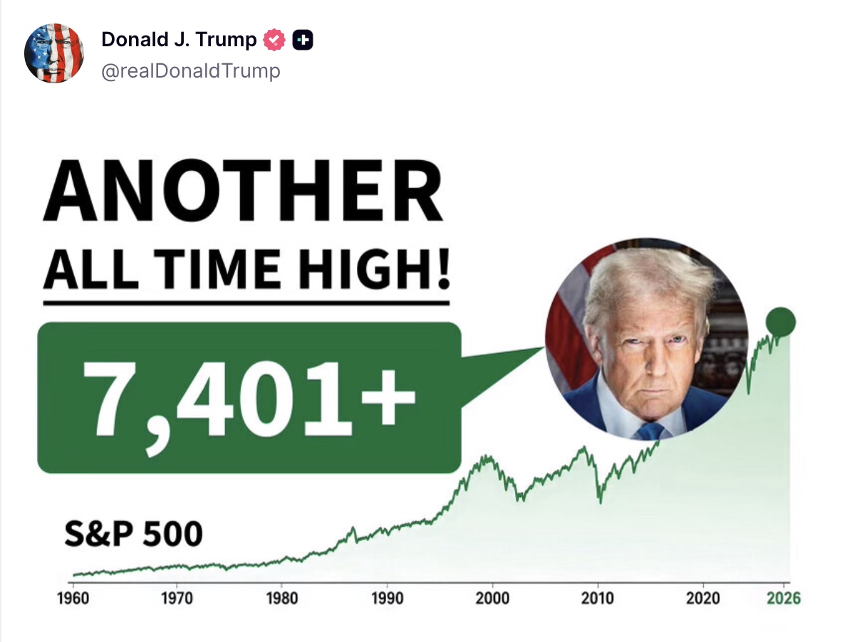 Donald J Trump Posts TruthSocial tweet media