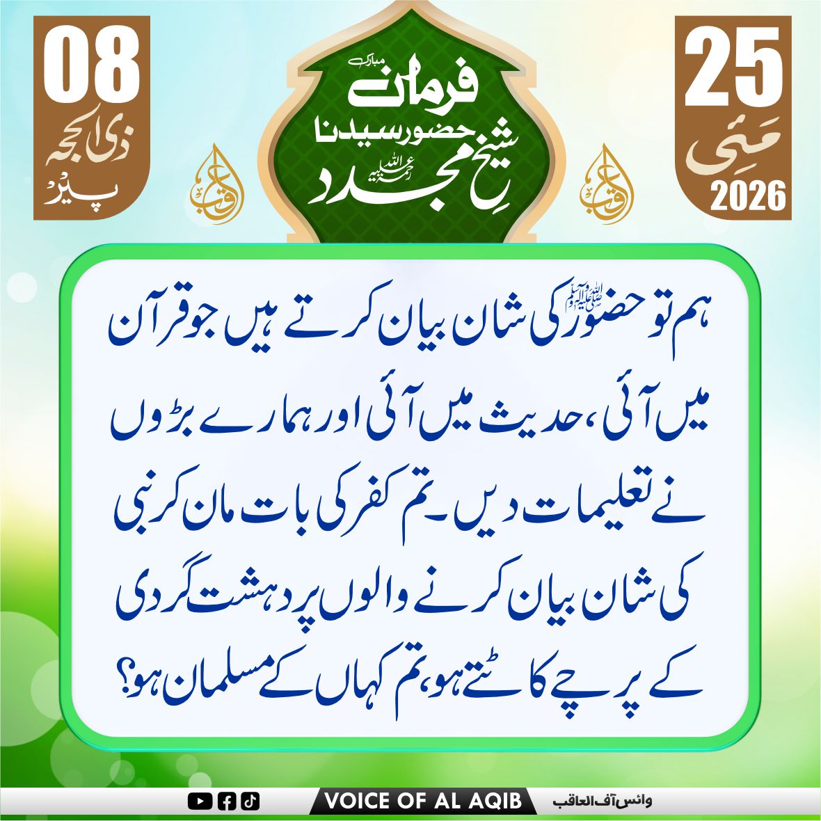 VOICE OF AL-AQIB tweet media
