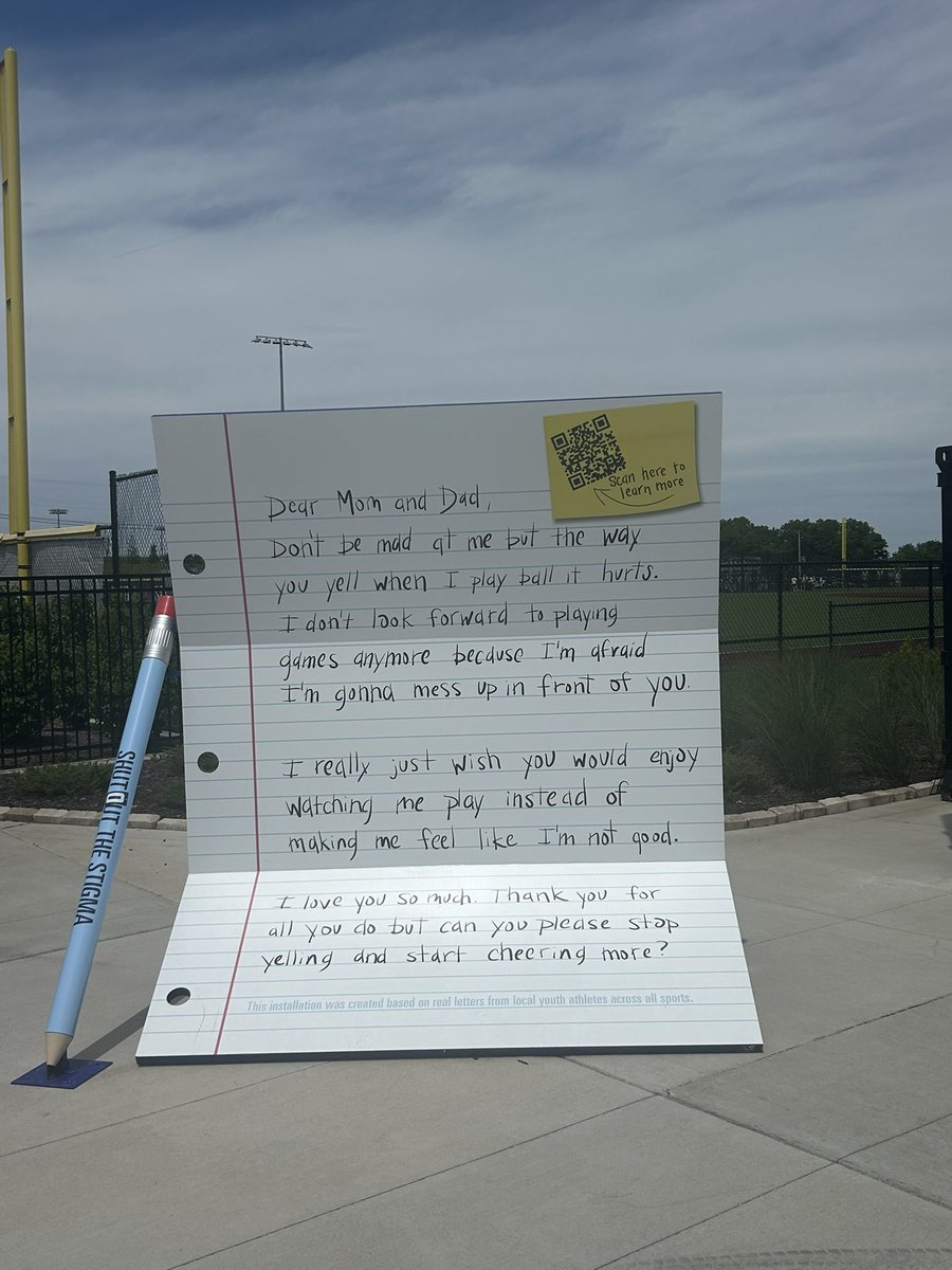 Elite360Train's tweet photo. We saw (and fell in love with this sign) at a baseball field, but it’s a great reminder for all the sports! 

Coaches, coach. Parents, cheer. Players, play! 

Have a blessed Memorial Day weekend!🇺🇸 https://t.co/TIC4UHoJKu