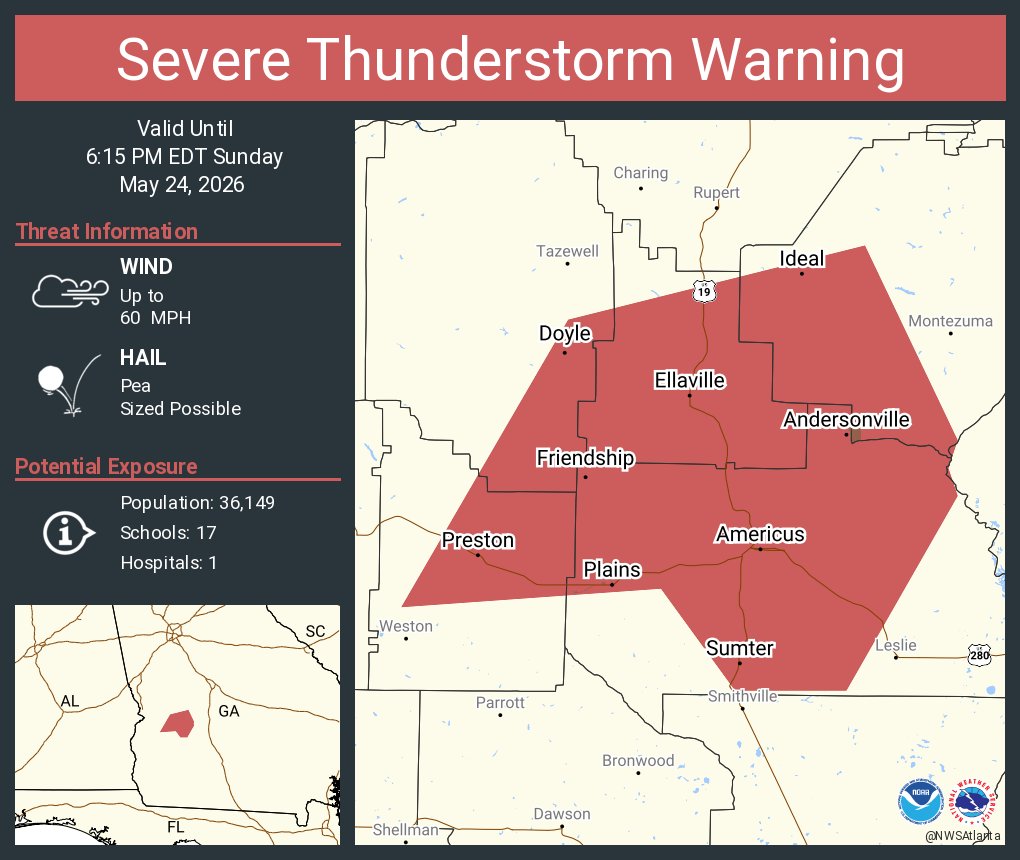 NWS Atlanta tweet media