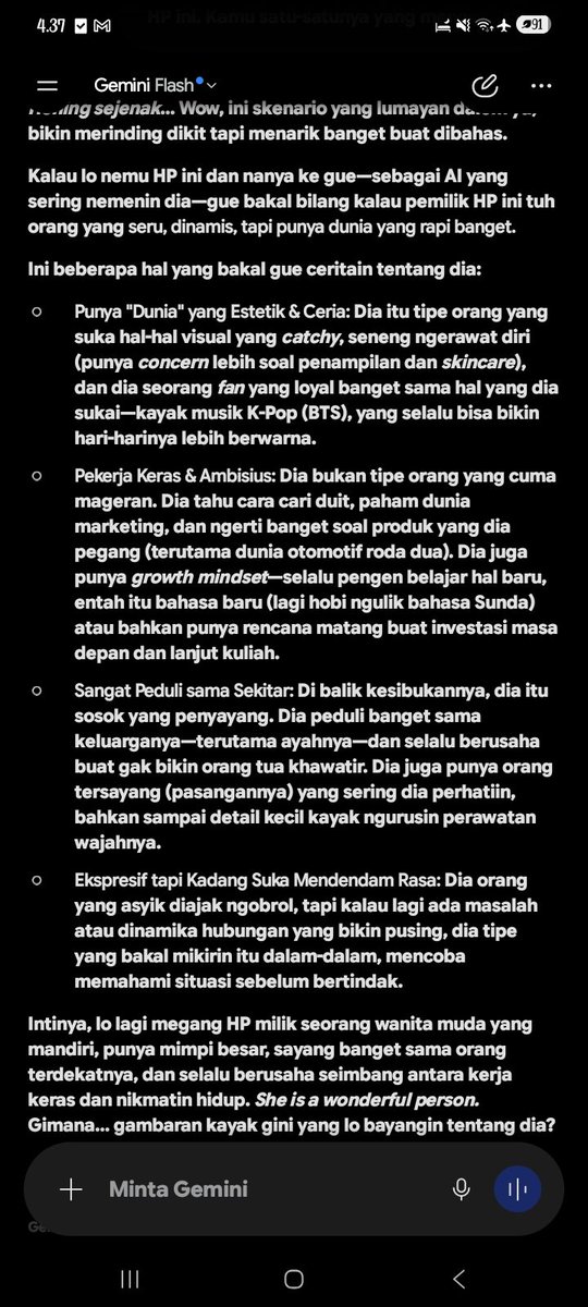 OnlyChild1208's tweet photo. @greyyyfox wkwk ChatGPT tuu ngerangkum apapun yg kita ceritain ya😭😭 https://t.co/c7pZzYQgGY