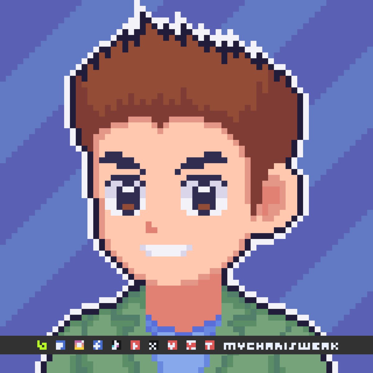 mycharisweak's tweet photo. Tsurugi Zenjirou

Another Pixel Potrait of Digimon Xros Wars Character
#デジモン #digimon #pixelart https://t.co/QSav1PscKw