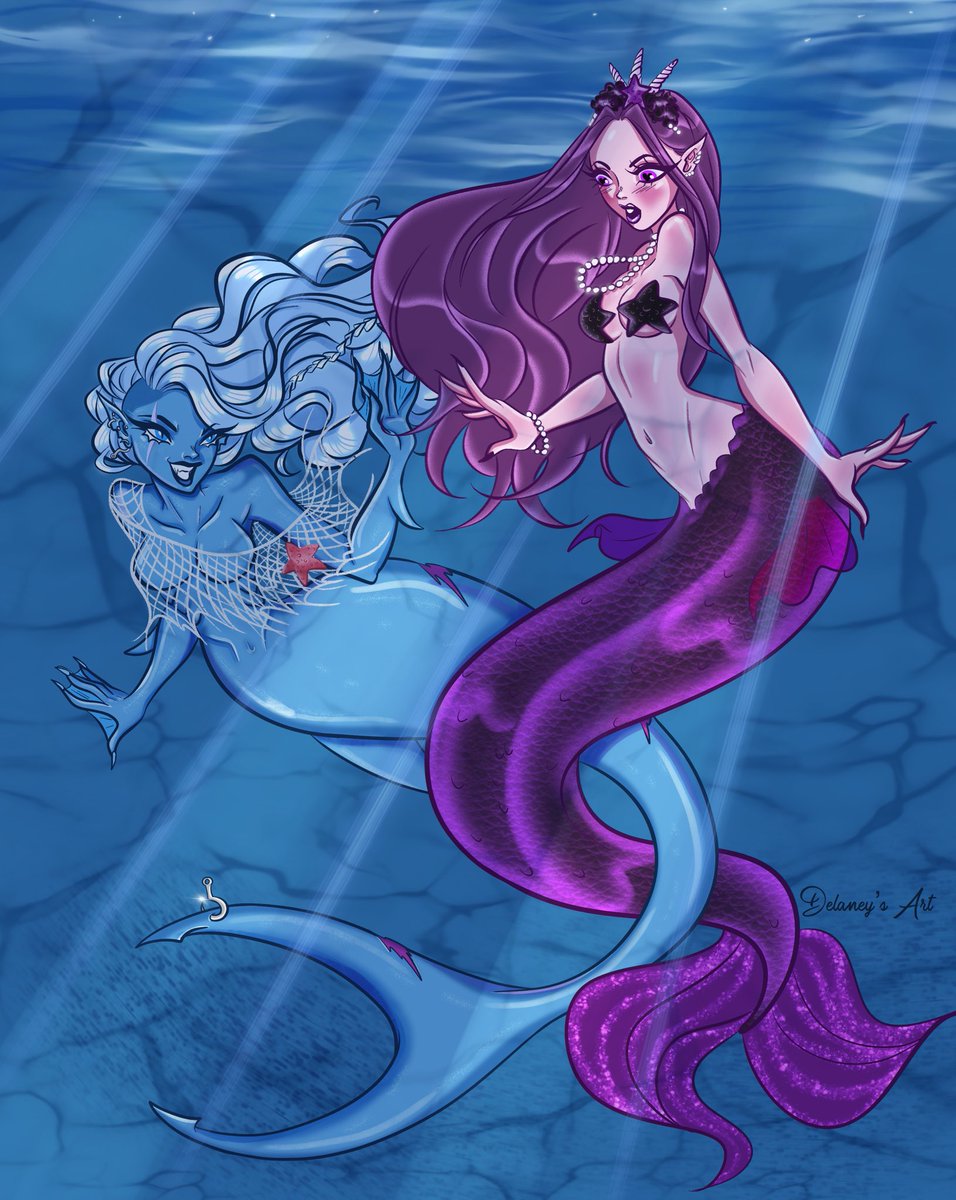 ラブカ　青紫デッキパーツ(デイマメ) daydream Mermaid 🦈🧜🏻‍♀️🖤 #mermay