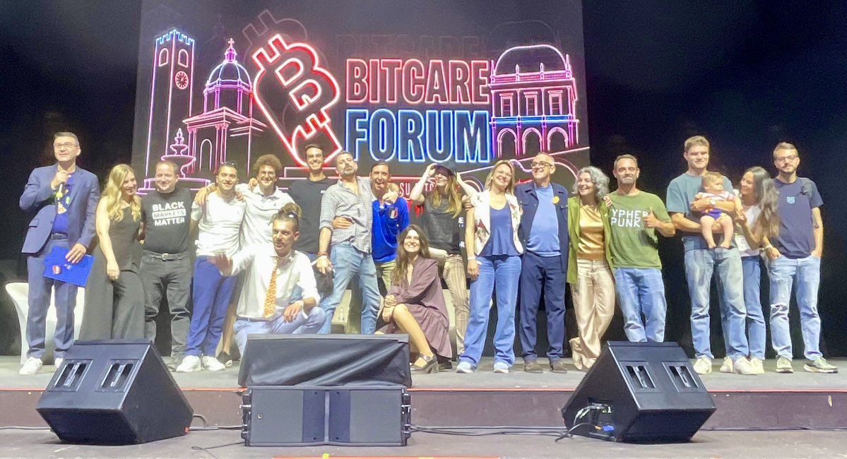 gigiturla's tweet photo. @Bitcare 2026 ✅
Tanta gente felice . Scenografia da brividi. E io sul palco con l’On. Marcello Coppo a capire che la politica è nemica di Bitcoin. 
Grazie a tutto il team e a chi è venuto Questo forum è qualcosa di speciale.
Ci vediamo nel 2027. 
#BitcareForum #Bitcoin #Brescia https://t.co/a5d6SPSmNU