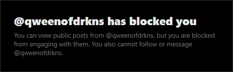 UdgeyWudgey's tweet photo. @qweenofdrkns @Fightful Fucking pathetic. https://t.co/dgurqGnhLQ