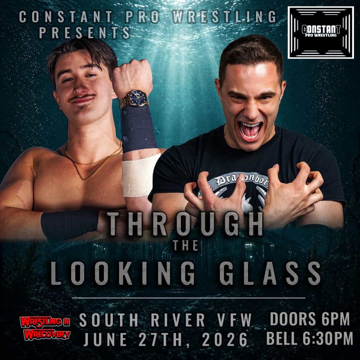 wrestleconstant's tweet photo. After a major win over Matt Demorest at Things You Don’t See Everyday, Drake Chambers continues to build momentum with every appearance in Constant Wrestling.

But at Through the Looking Glass, the challenge gets even bigger.

Standing across from him is Griffin McCoy — a man who has made it very clear that there is nobody above the “Top Guy.”

Confident. Ruthless. And determined to remind everyone exactly where he stands in Constant Wrestling.

For Drake Chambers, this is another opportunity to prove he belongs among the best.

For Griffin McCoy, it’s a chance to shut that conversation down completely.

#ConstantWrestling #ThroughTheLookingGlass #DrakeChambers #GriffinMcCoy