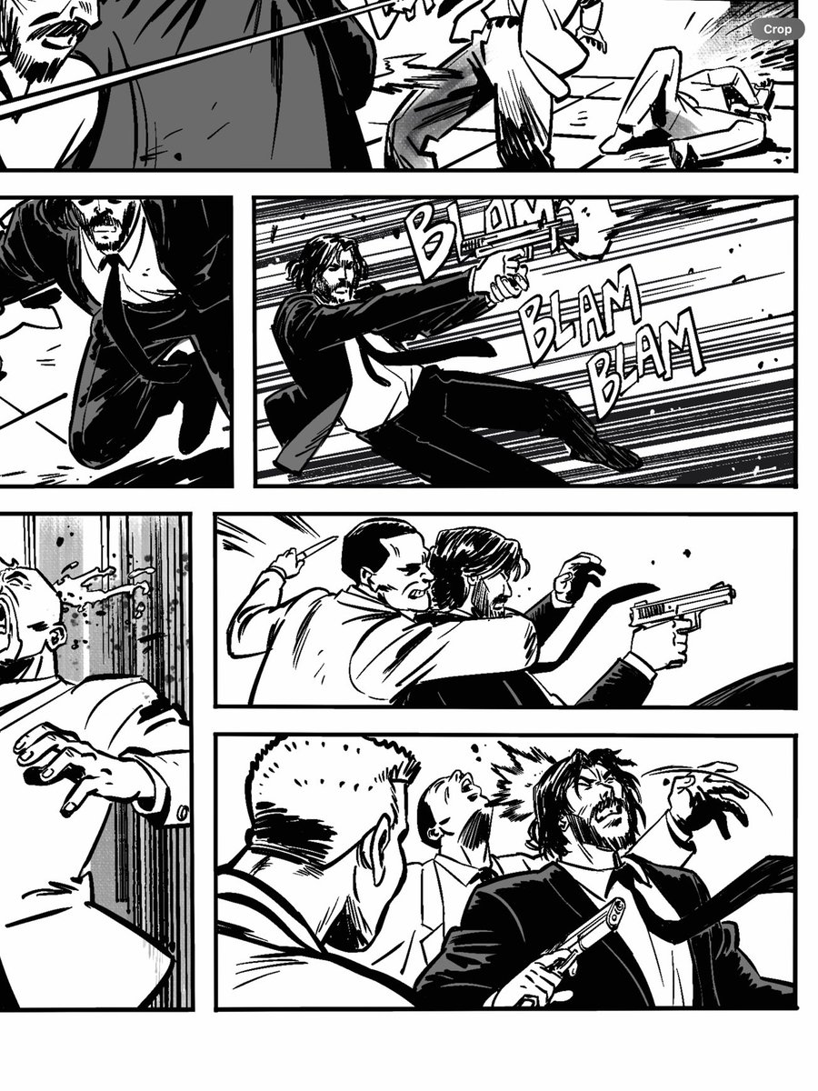 ifesinachiorjie's tweet photo. John Wick comic sample pages. https://t.co/QHh7DE2otQ
