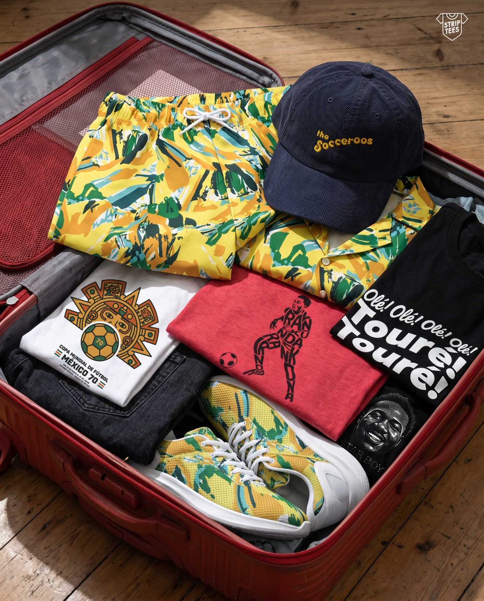 StripTeesAU's tweet photo. World Cup packing list ๐โ๏ธ
Passport โ
Tickets โ
Strip Tees gear โ
Five days left before the delivery cut-off. ๐โฝ
๐ Get your gear on at https://t.co/gk1lRLEPVo
#WorldCup2026 #StripTees https://t.co/O8fsOYUqIu