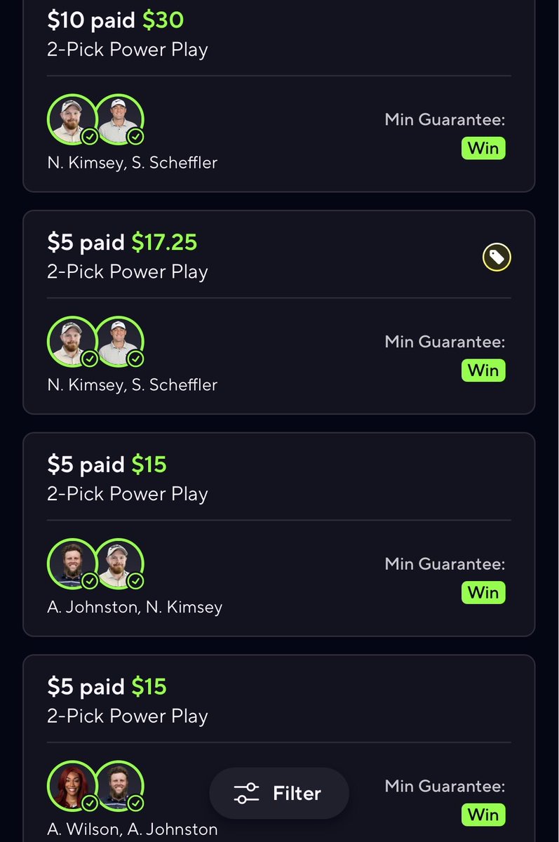 Jthawk_23's tweet photo. @betting_golfer appreciate your picks as always! great sunday!!🫡🔥 https://t.co/DJQD5KGwTM