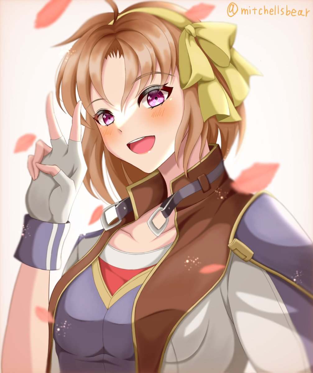 mitchellsbear's tweet photo. アネラスちゃん💛
可愛いもの好きな彼女のトレードマークはやっぱり黄色のリボンですね🎀
ファンミでそらまるが同じようなリボン付けてたの印象的で可愛かったです🥰💕
#TrailsintheSky2nd https://t.co/J5w5UQeW1d