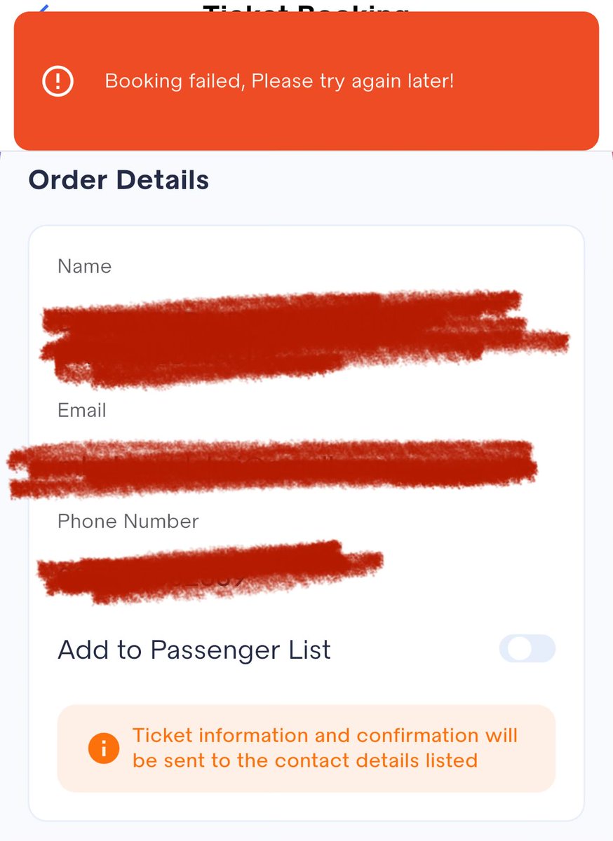 wishawush's tweet photo. @KAI121 sejak minggu lalu, mau pesan tiket selalu “booking failed…” tuh kenapa ya? emang error atau gimana ya min? https://t.co/cfGnFhTcdJ
