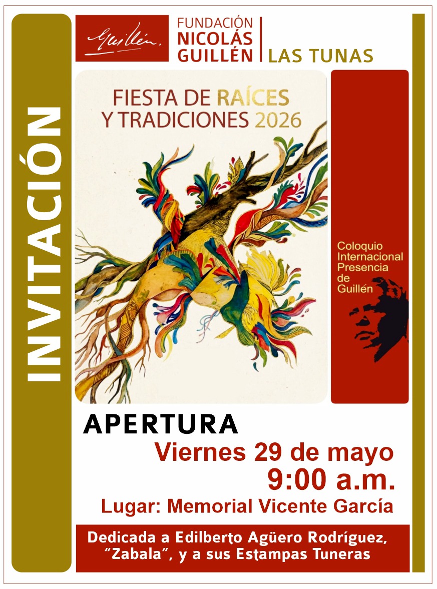 Irishernndez's tweet photo. La filial de la Fundación Nicolás Guillén en #LasTunas #Cuba celebrará la Fiesta de Raíces y Tradiciones, evento cultural dedicado esta vez a Edilberto Agüero, Zabala, y sus Estampas Tuneras. Esta es una de las figuras símbolo de la cultura popular en el territorio. https://t.co/SVczge7g8G