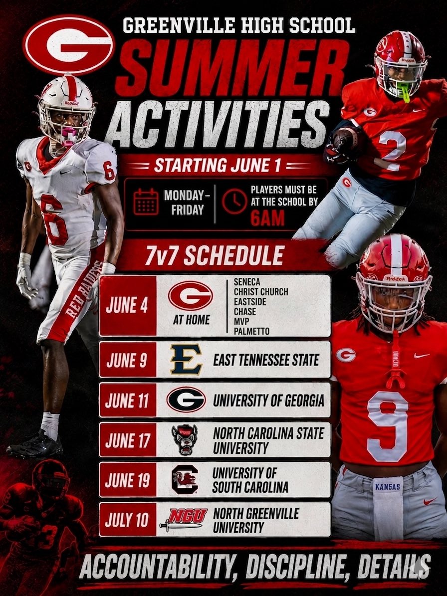 Greenville High School Football tweet media