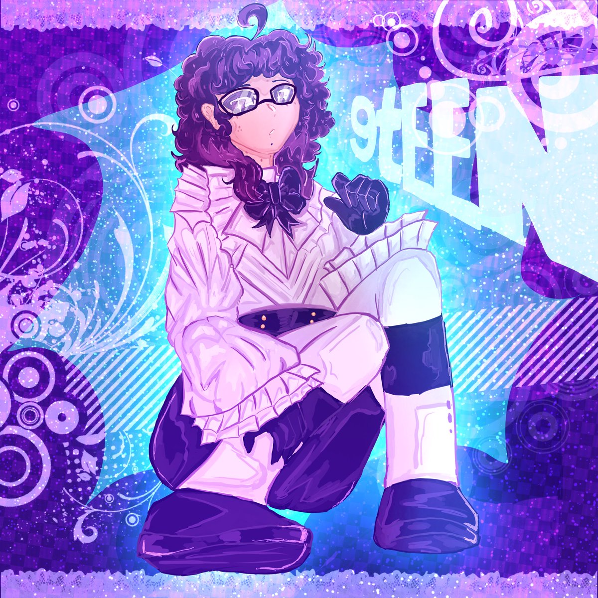 Cheesebz_'s tweet photo. @devi1canvas Hiyaa!! This is one of my most recent art pieces. I made it for my birthday! ^0^ https://t.co/FPiQ8iQaFm