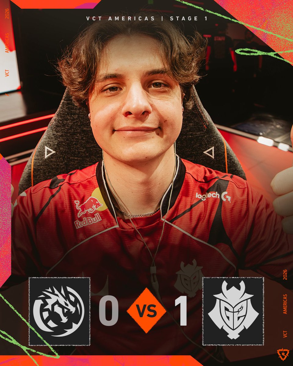 valesportsla's tweet photo. ¡Iniciamos el día de la gran final con una victoria para @G2VALORANT! 🔥 Pero aún nos queda mucho VALO para este cierre de semana 👊
#VCTAmericas | LEV 0 - 1 G2 https://t.co/cACLHpGLdv