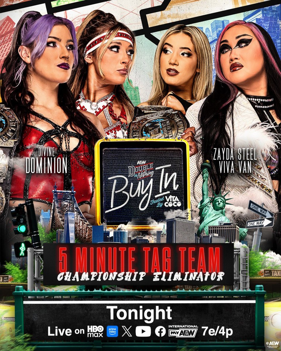 AEWonTV's tweet photo. Before we can go Double Or Nothing, we gotta Buy In!

Join Renee Paquette and Mick Foley as they get you ready for #AEWDoN + three great matches ahead of us going LIVE on HBO Max PPV!

Action kicks off at 7/3 pt on HBO Max

Order Double Or Nothing: https://t.co/pbiI2SIELE https://t.co/jsrcbDyZqI