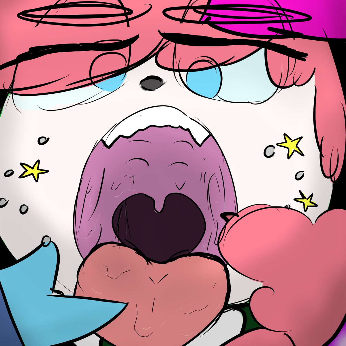 SliverSylvy's tweet photo. Now in color ^^ Should get closer and you can see it in HD ;p https://t.co/IN2ZSZDzlh