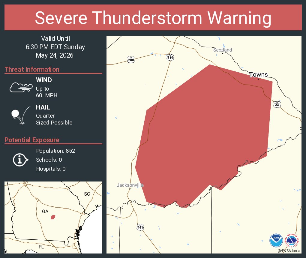 NWS Atlanta tweet media