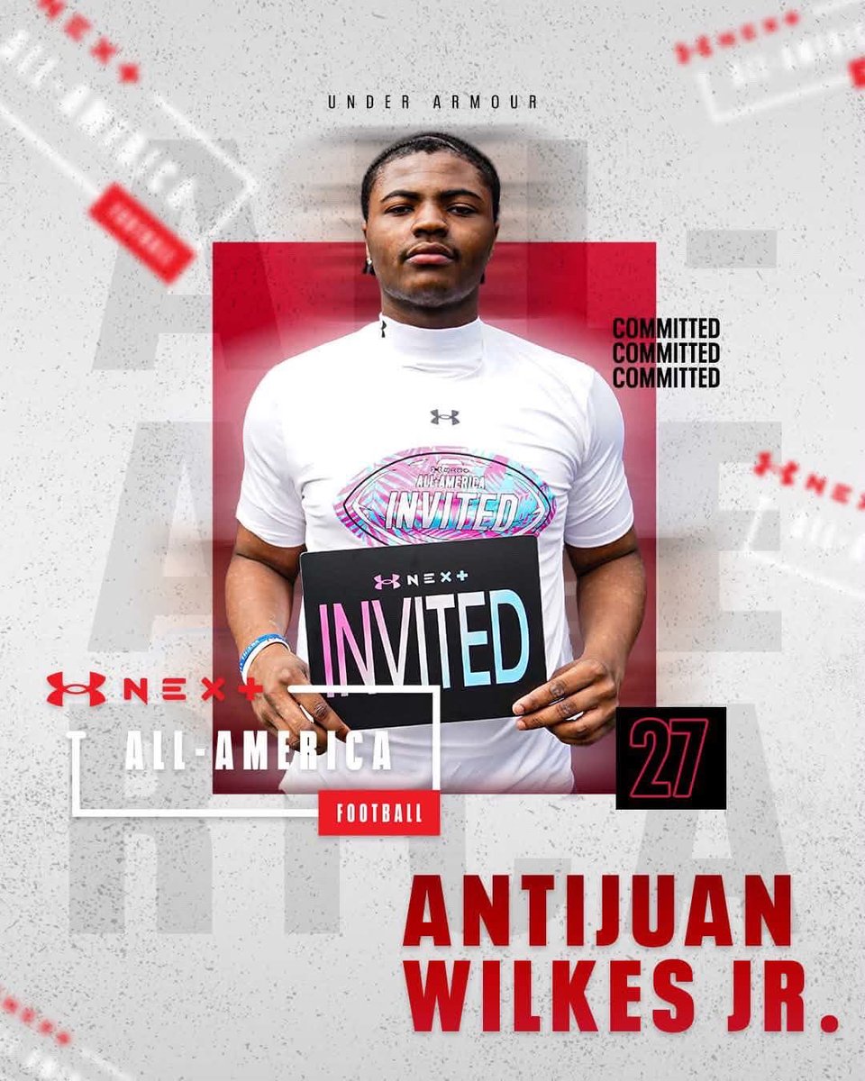 CoachRush_CTFB's tweet photo. That makes THREE for the class of 28.  Under Armour All American game invites. #CTFB https://t.co/X1UnDHI7lE