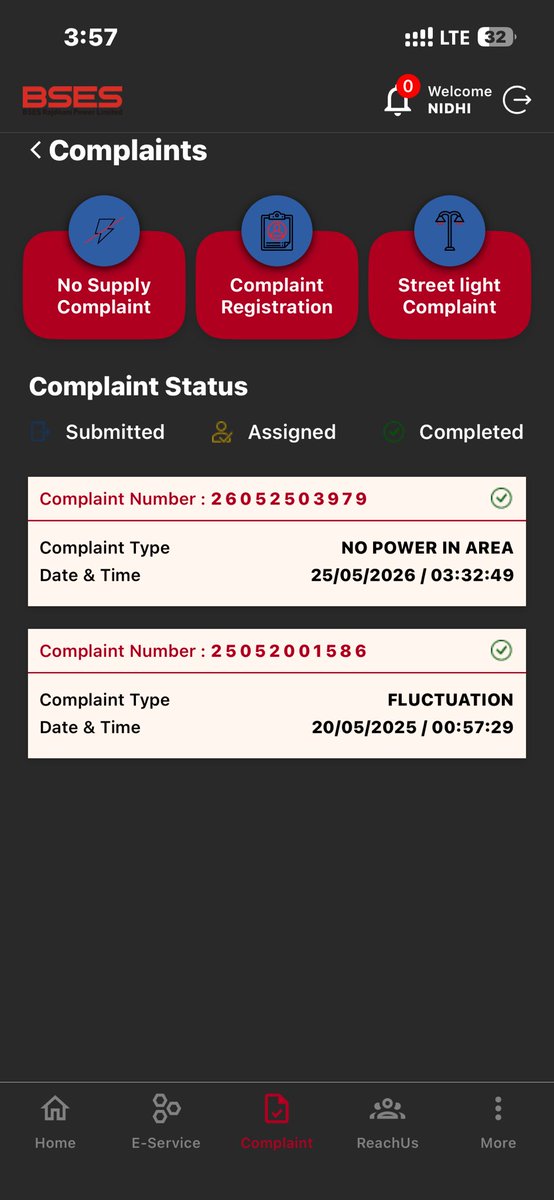 vikas_css's tweet photo. @bsesdelhi @gupta_rekha @CMODelhi Status changed to completed but power still not coming 😡 https://t.co/Rj3lgR6Xce