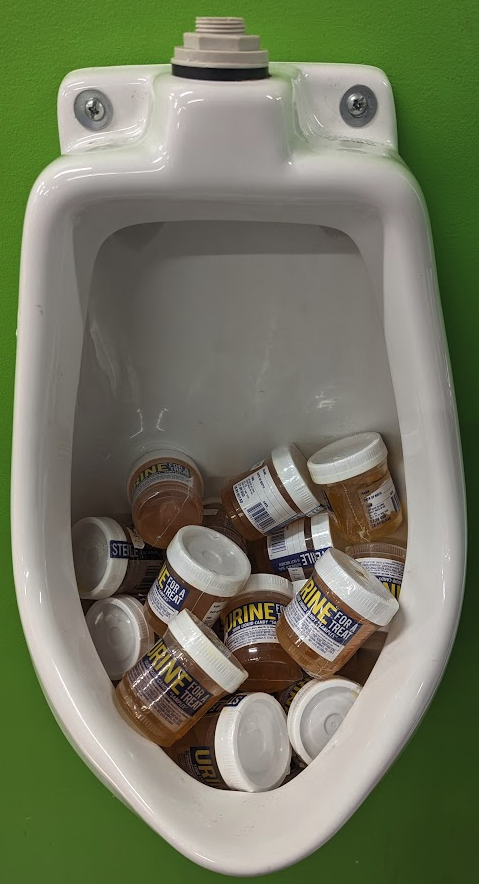 IRONMONKEEEEE's tweet photo. Saw this at the ITS SUGAR candy store. Urine for a Treat if you eat this junk for sure... https://t.co/0kquqMukAj