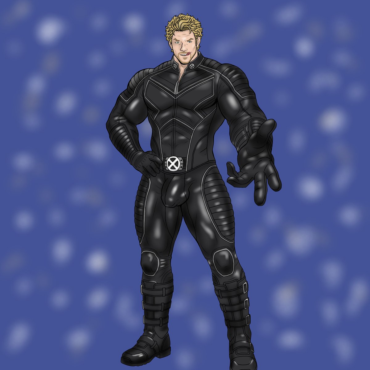 MrFortuneDraws's tweet photo. [Bobby Drake from X-Men Paid Commission]

If Iceman came up to you looking like this in his leather uniform...

would you be able to stay cool? ❄️🥵❄️

#bara #baraart #muscleart https://t.co/Hi03a1GelS