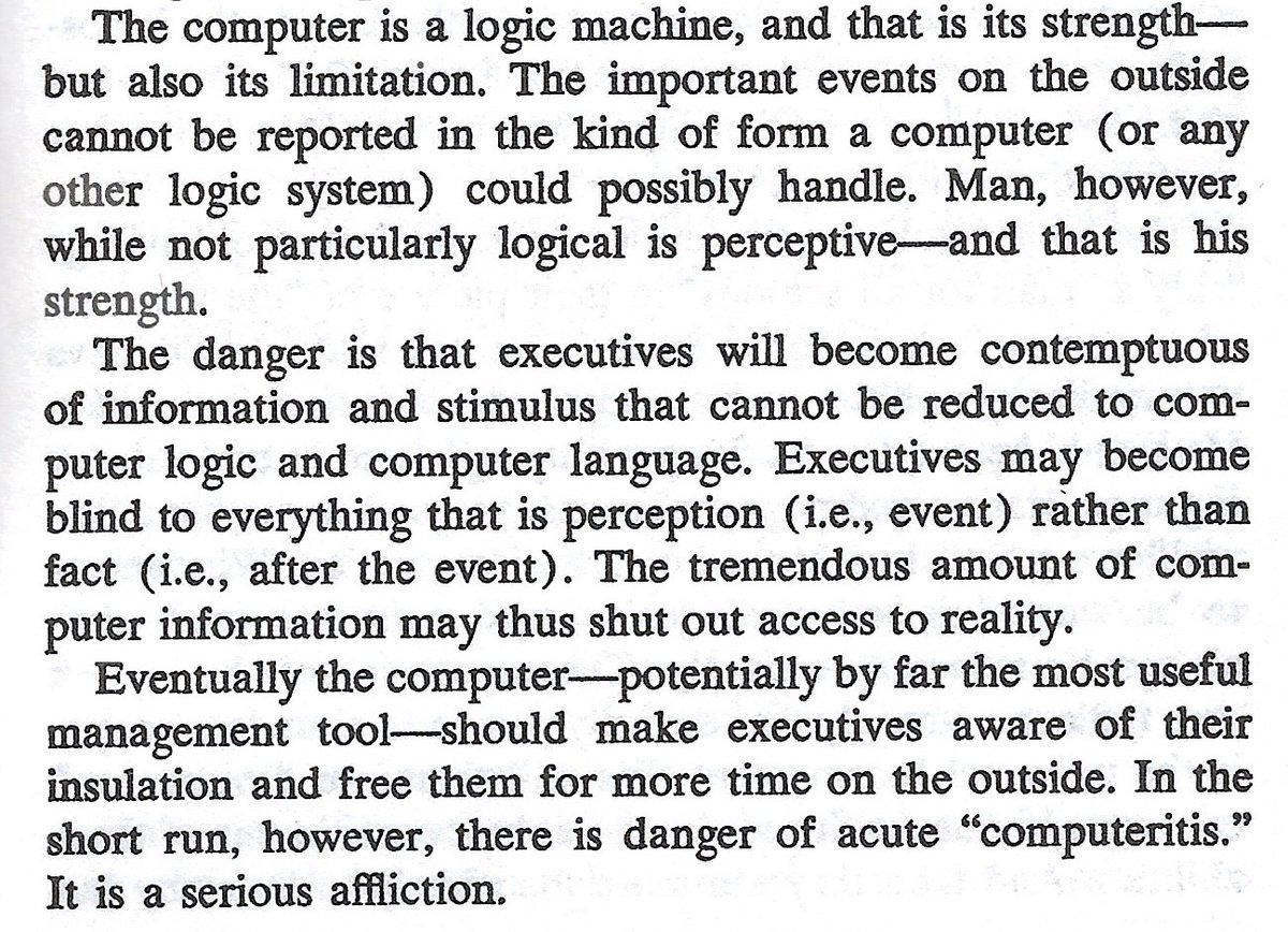spaciouspresent's tweet photo. From Peter Drucker's The Effective Executive, written in 1967! https://t.co/ps5HsTWlUq