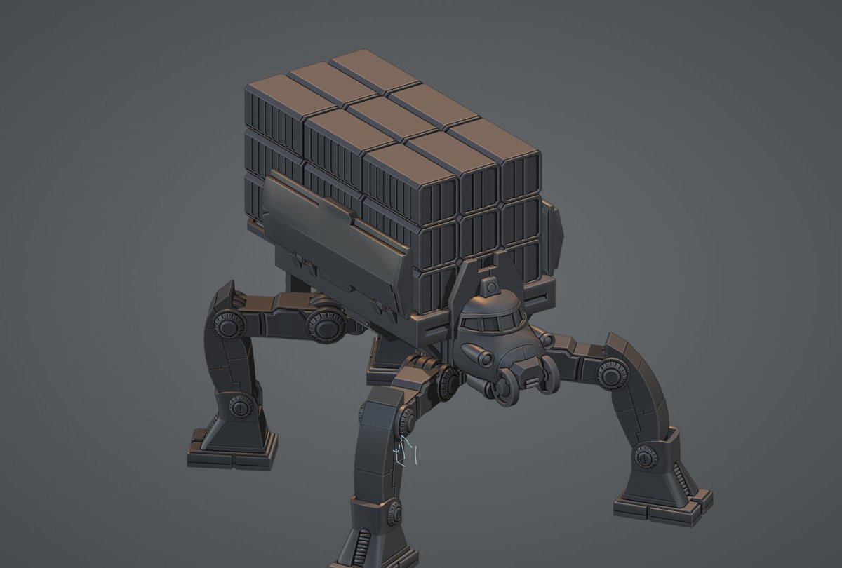 SosariDP's tweet photo. Got him some upgrades. Gonna try and do all his variants
#battletech #b3d #blender3d https://t.co/oAfuJ9So1I