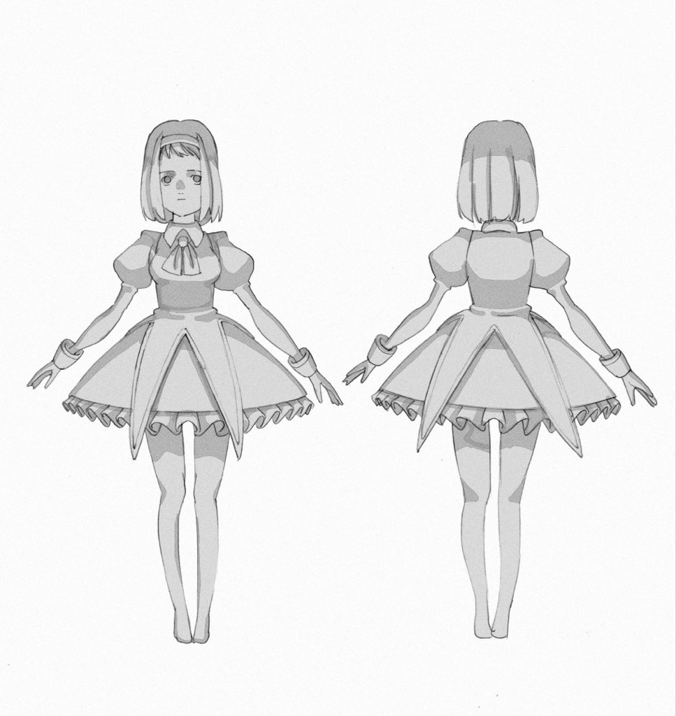 Ishiuchiagogo's tweet photo. キャラデザ https://t.co/lkv1yGUV91