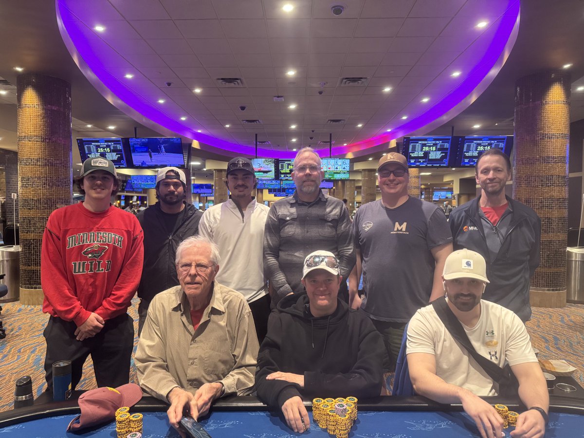 CanterburyCards's tweet photo. $400 Monster Stack Final Table https://t.co/HR16krnh8F